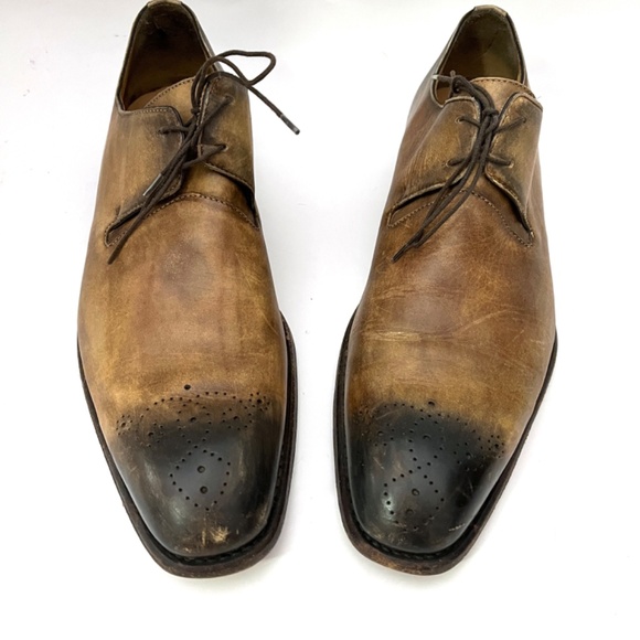 Barneys New York Vintage Leather Oxfords - Picture 6 of 13